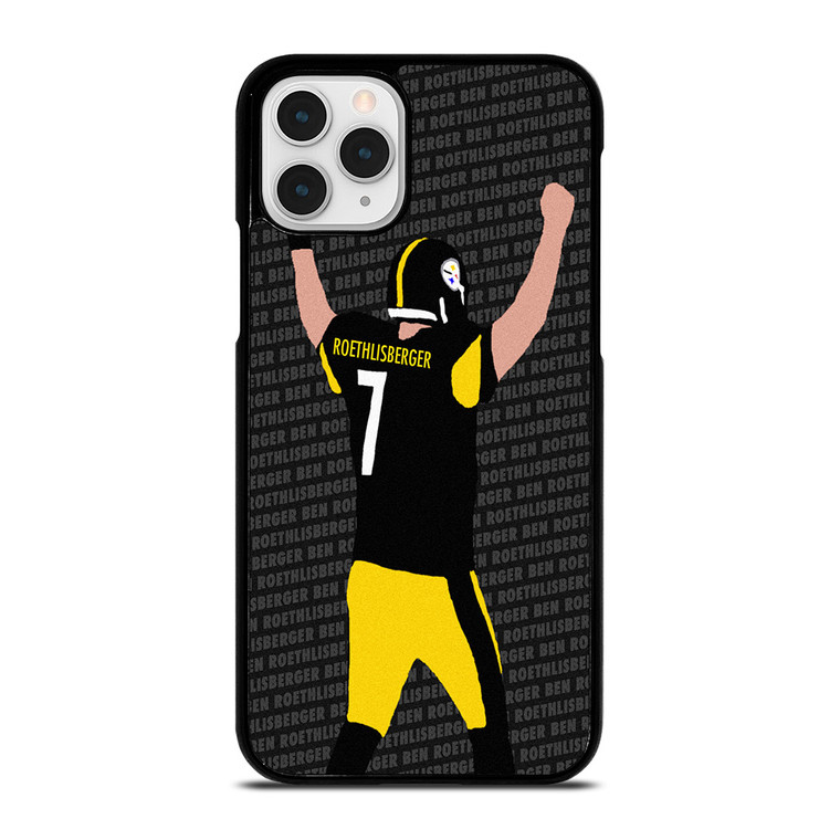 BEN ROETHLISBERGER PITTSBURGH STEELERS CARTOON iPhone 11 Pro Case Cover