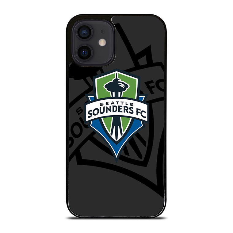 SEATTLE SOUNDERS FC MLS BLACK iPhone 12 Mini Case Cover