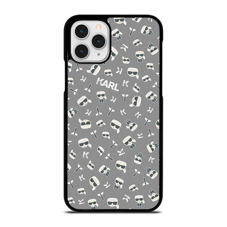 KARL LAGERFIELD PATTERN iPhone 11 Pro Case Cover