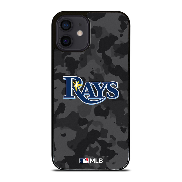 TAMPA BAY RAYS BASEBALL BLACK CAMO iPhone 12 Mini Case Cover