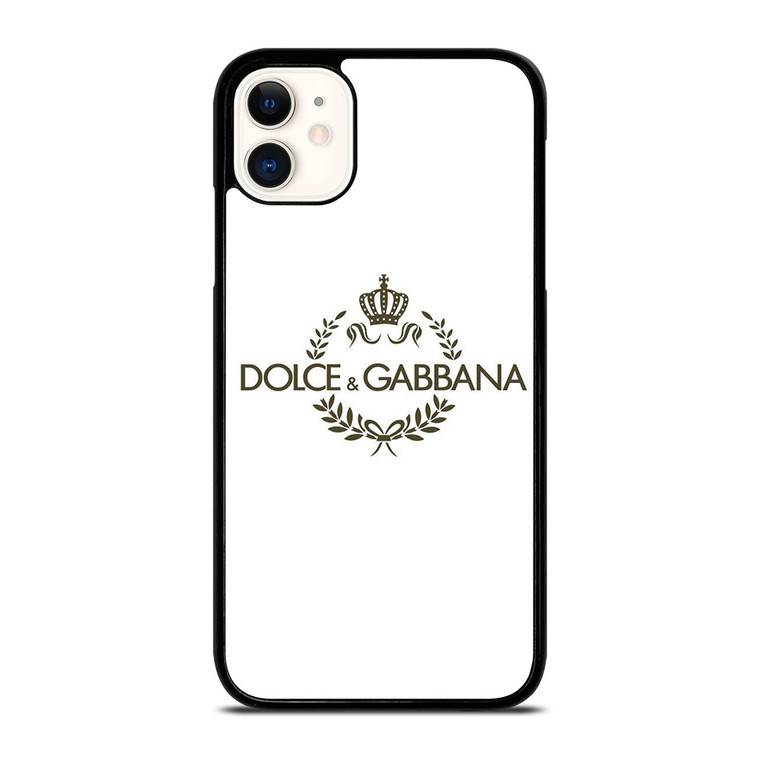 DOLCE AND GABBANA WHITE LOGO iPhone 11 Case Cover