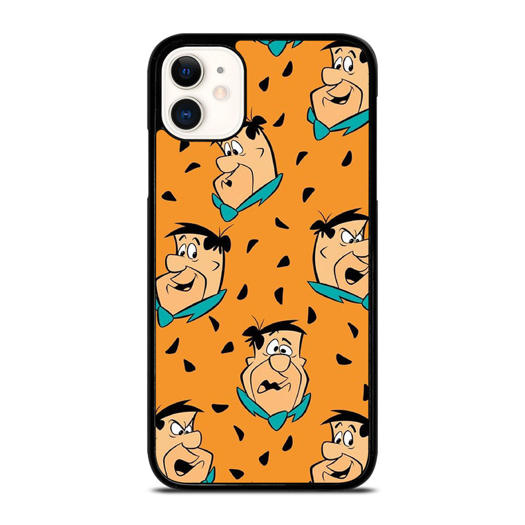 FRED FLINTSTONE CARTOON PATTERN iPhone 11 Case Cover