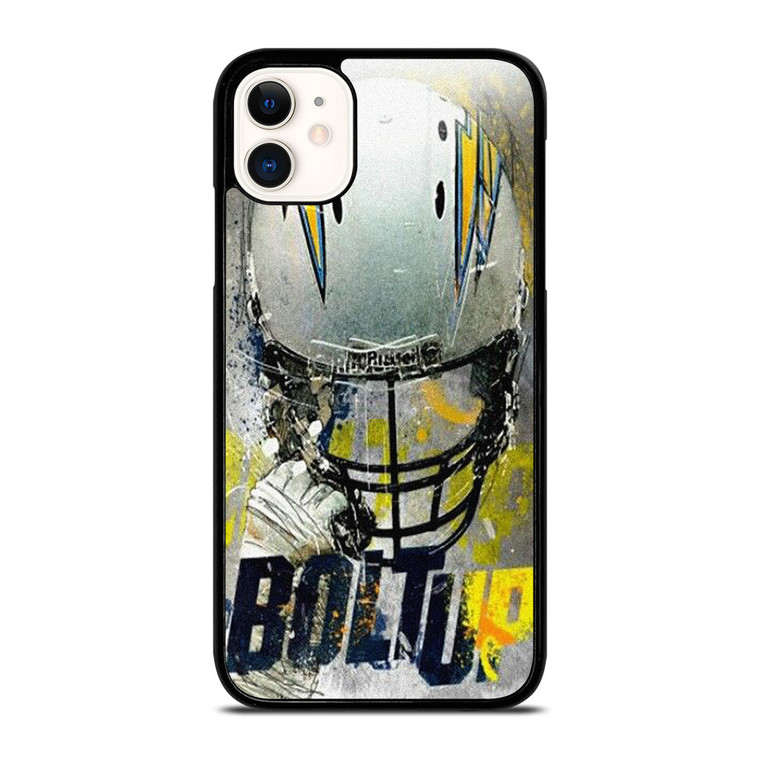 LOS ANGELES CHARGERS FOOTBALL BOLT UP iPhone 11 Case Cover