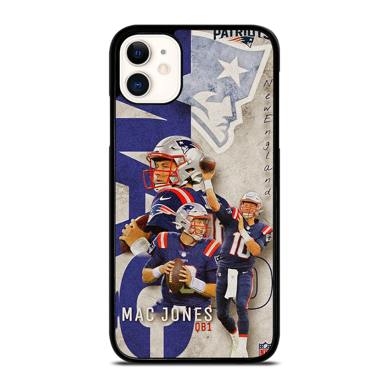 MAC JONES NEW ENGLAND PATRIOT NFL iPhone 11 Case Cover MAC JONES NEW ENGLAND PATRIOT NFL iPhone 11 Case Cover