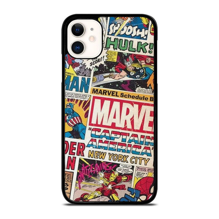 MARVEL COMICS COLLAGE iPhone 11 Case Cover