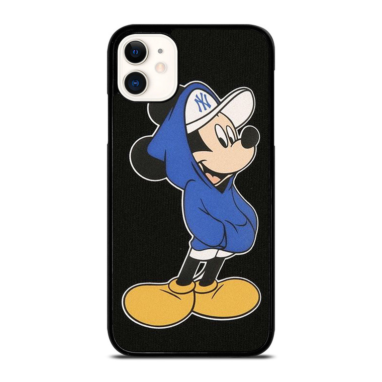 MICKEY MOUSE NEW YORK YANKEES CAP iPhone 11 Case Cover