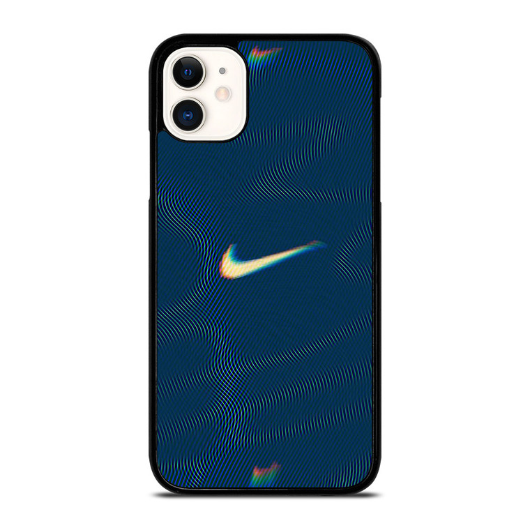 NIKE SWOOSH PSYCHEDELIC ART iPhone 11 Case Cover