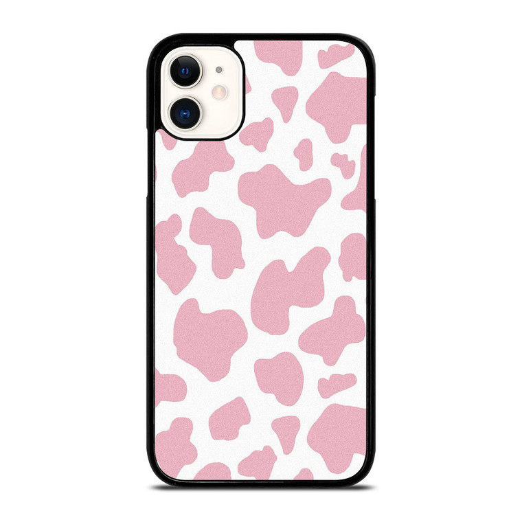 PINK COW PATTERN iPhone 11 Case Cover