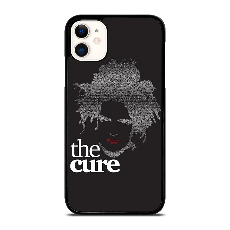 ROBERT SMITH THE CURE TYPOGRAPHY iPhone 11 Case Cover ROBERT SMITH THE CURE TYPOGRAPHY iPhone 11 Case Cover
