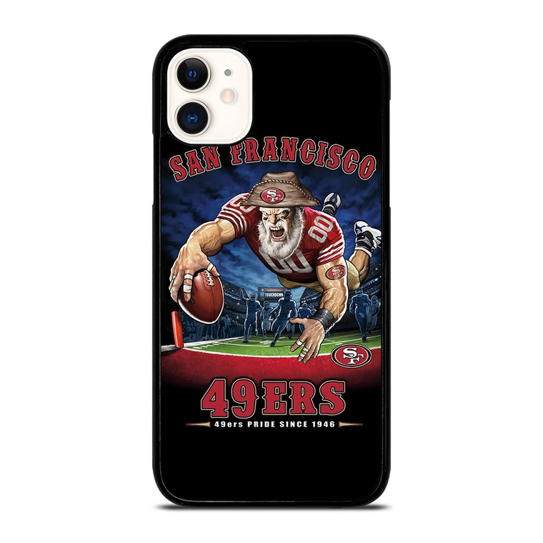 SAN FRANCISCO 49ERS NFL MASCOT iPhone 11 Case Cover SAN FRANCISCO 49ERS NFL MASCOT iPhone 11 Case Cover