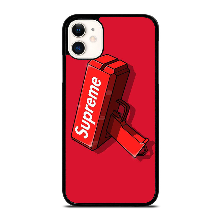 SUPREME MONEY GUN iPhone 11 Case Cover