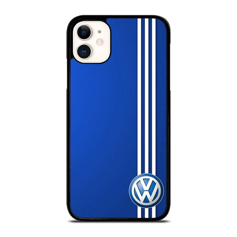 VOLKSWAGEN BLUE STRIPE LOGO iPhone 11 Case Cover