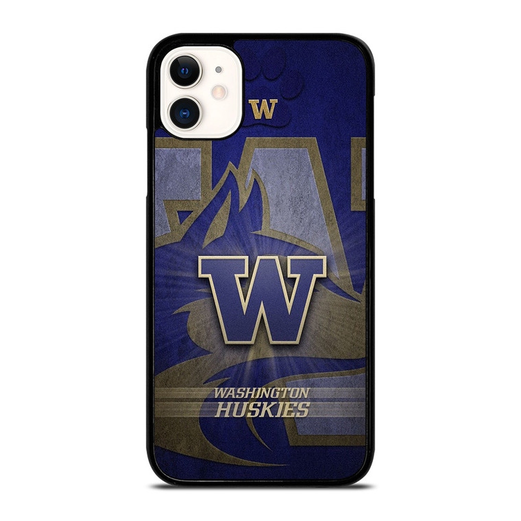 WASHINGTON HUSKIES FOOTBALL LOGO iPhone 11 Case Cover