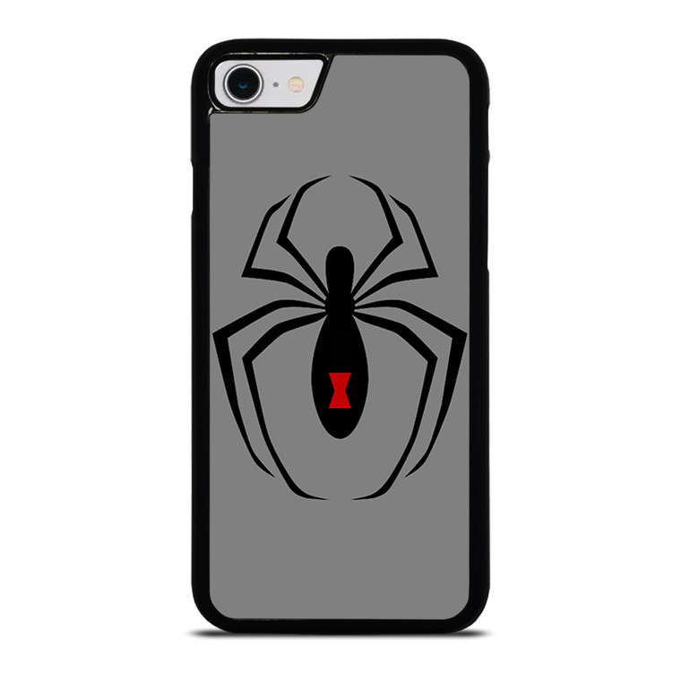 BLACK WIDOW SPIDER SYMBOL iPhone SE 2022 Case Cover