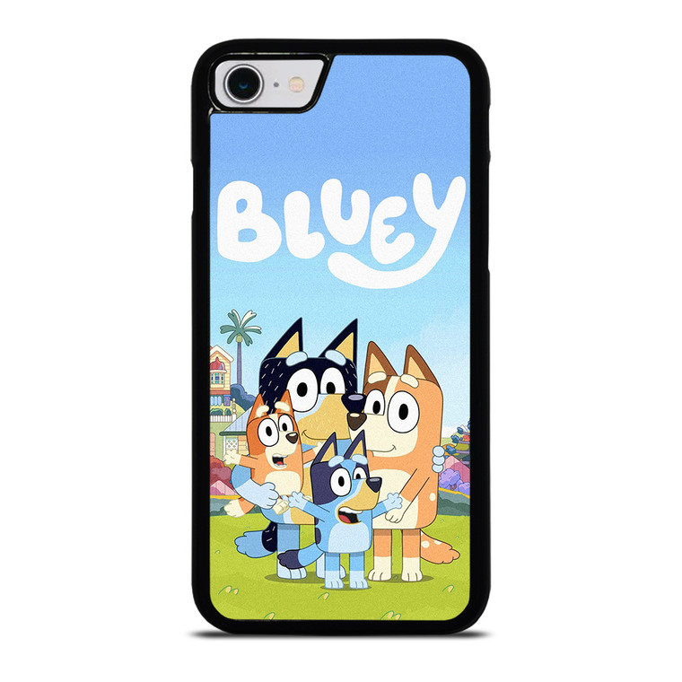 BLUEY HEELER PUPPY CARTOON iPhone SE 2022 Case Cover