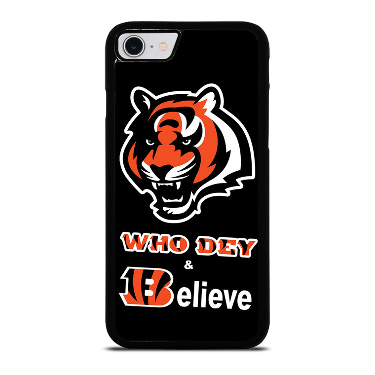 CINCINNATI BENGALS FOOTBALL WHO DEY iPhone SE 2022 Case Cover