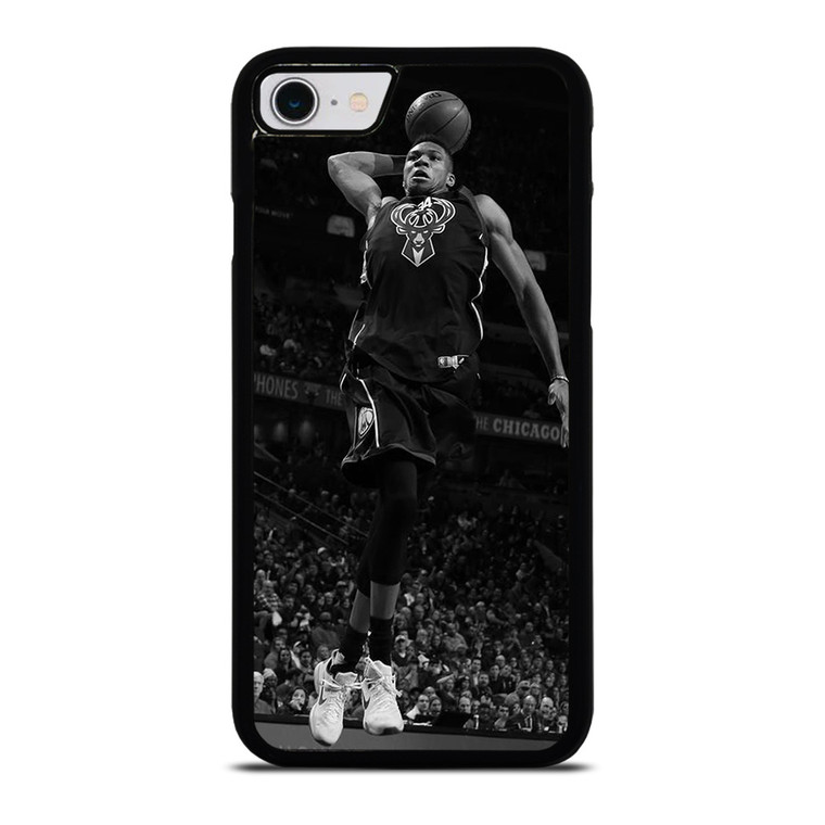 GIANNIS ANTETOKOUNMPO MILWAUKEE BUCKS DUNK iPhone SE 2022 Case Cover