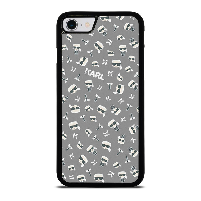 KARL LAGERFIELD PATTERN iPhone SE 2022 Case Cover