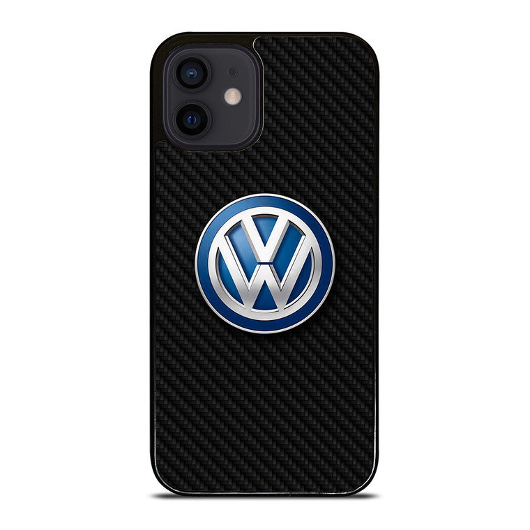 VOLKSWAGEN MOTOR CARBON FIBER iPhone 12 Mini Case Cover