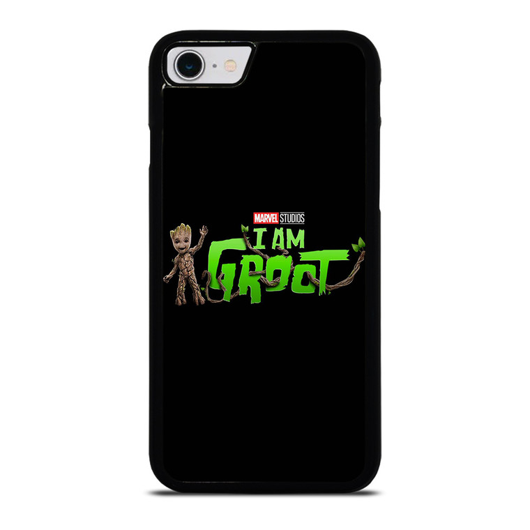 MARVEL I AM GROOT LOGO iPhone SE 2022 Case Cover