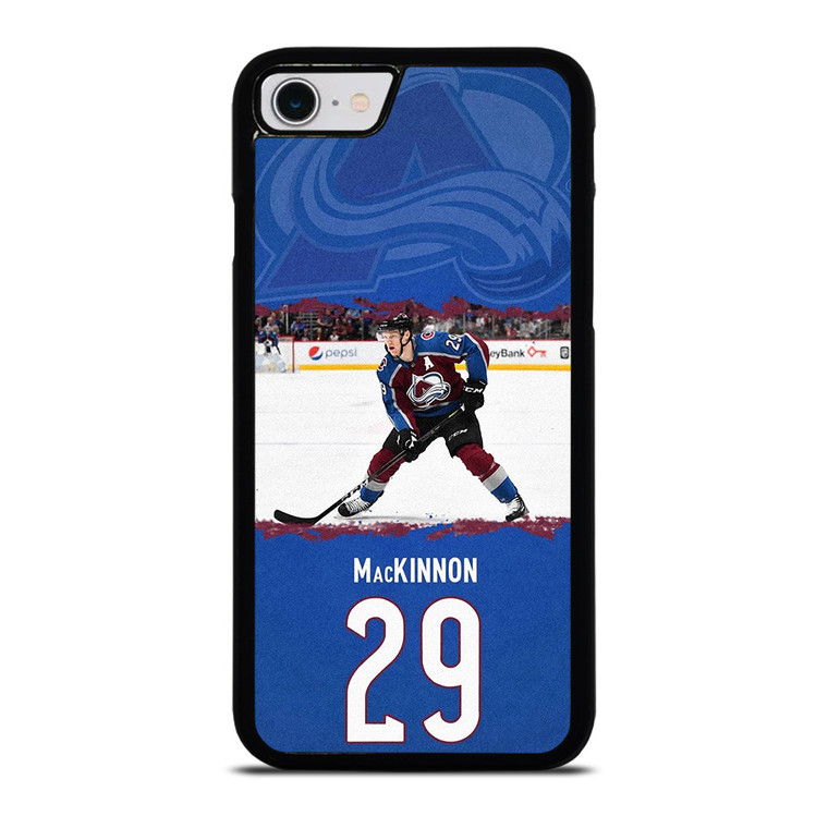 NATHAN MACKINNON COLORADO AVALANCHE HOCKEY iPhone SE 2022 Case Cover
