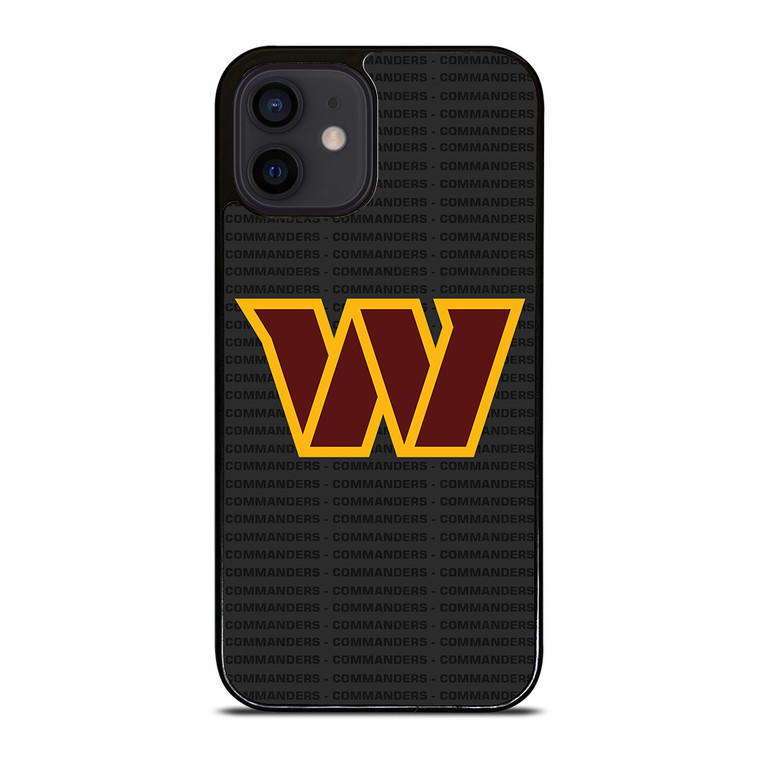 WASHINGTON COMMANDERS FOOTBALL TEXT iPhone 12 Mini Case Cover