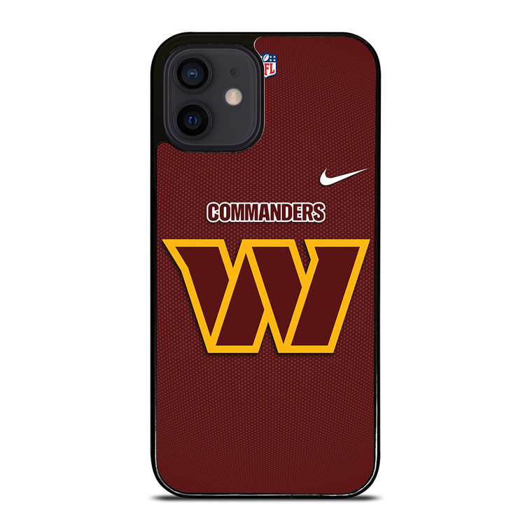 WASHINGTON COMMANDERS NFL FOOTBALL NIKE iPhone 12 Mini Case Cover