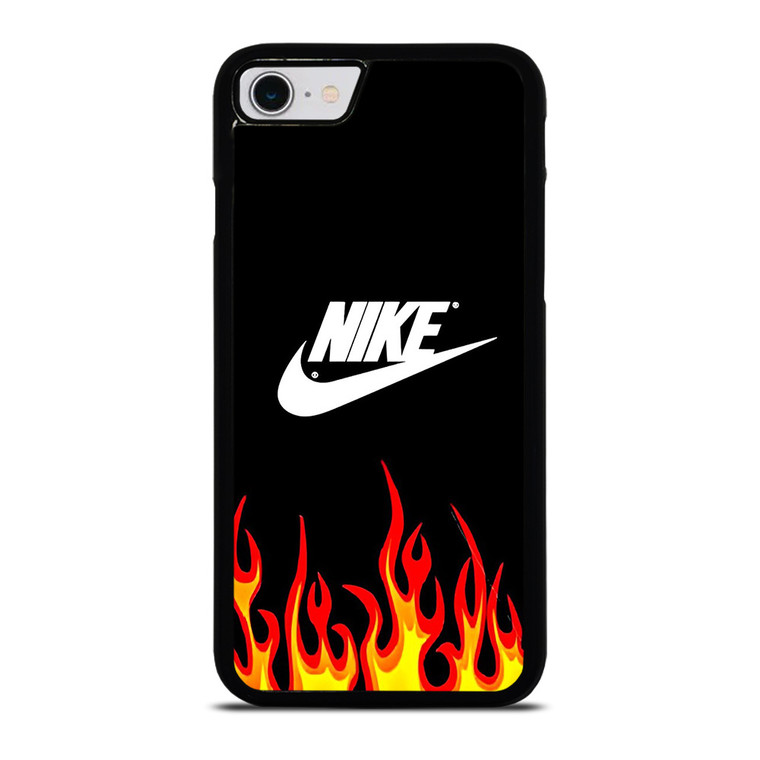 NIKE SWOOSH IN FLAMES iPhone SE 2022 Case Cover