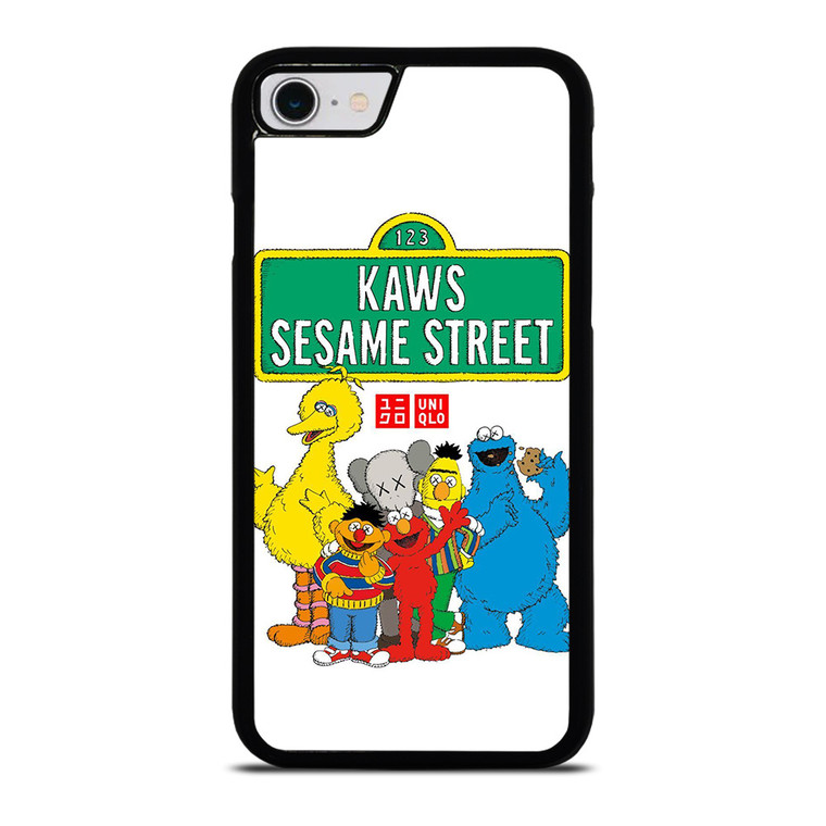 SESAME STREET MUPPETS X KAWS UNIQLO iPhone SE 2022 Case Cover