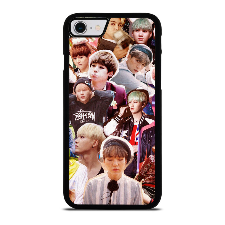 SUGA BTS BANGTAN BOYS COLLAGE iPhone SE 2022 Case Cover