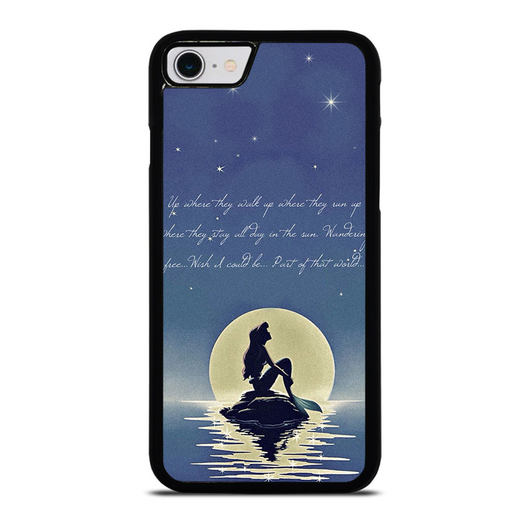 THE LITTLE MERMAID QUOTES iPhone SE 2022 Case Cover