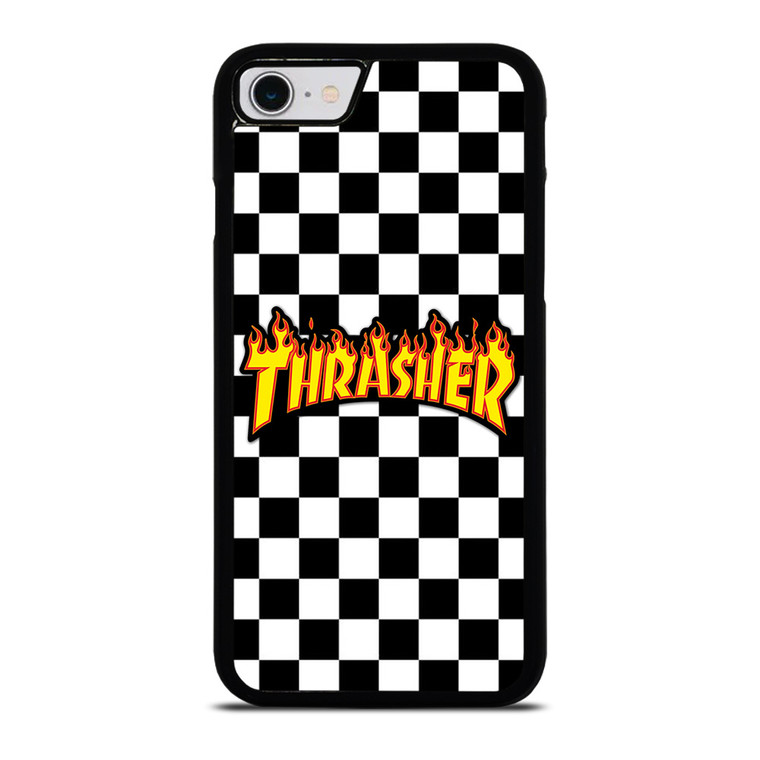 THRASHER SKATEBOARD CHECKERBOARD iPhone SE 2022 Case Cover