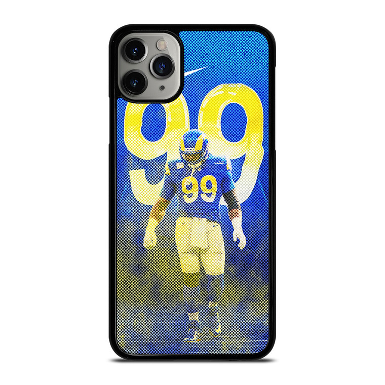 AARON DONALD 99 LOS ANGELES RAMS NFL FOOTBALL iPhone 11 Pro Max Case Cover