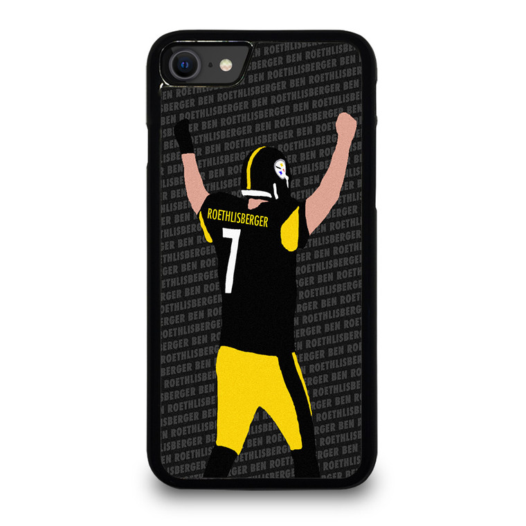 BEN ROETHLISBERGER PITTSBURGH STEELERS CARTOON iPhone SE 2020 Case Cover