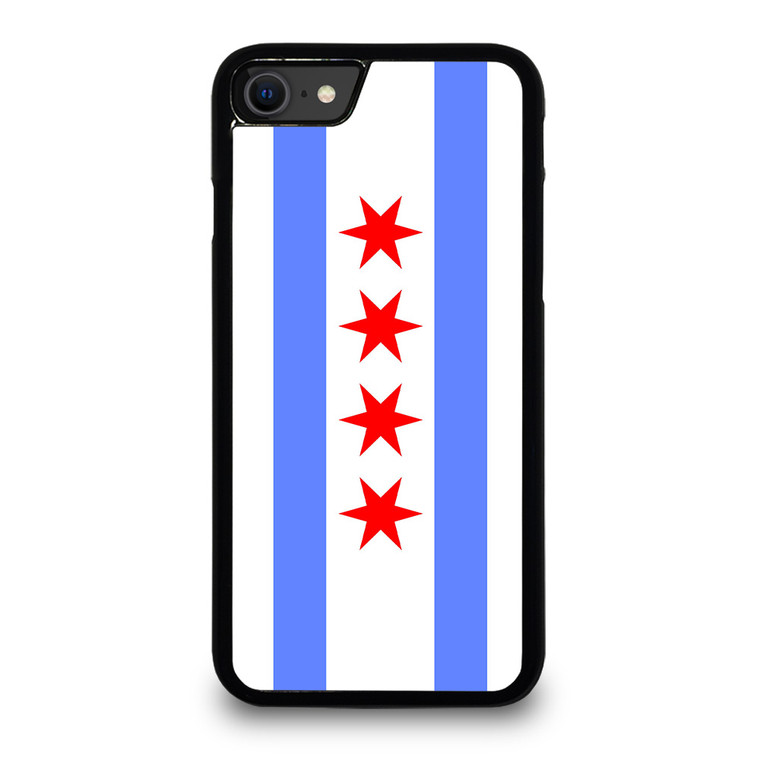 FLAG OF CHICAGO iPhone SE 2020 Case Cover
