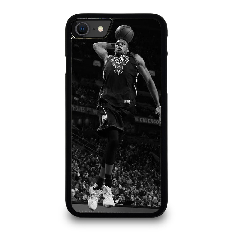 GIANNIS ANTETOKOUNMPO MILWAUKEE BUCKS DUNK iPhone SE 2020 Case Cover