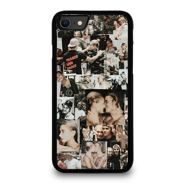 JUSTIN AND HAILEY BIEBER COLLAGE 2 iPhone SE 2020 Case Cover