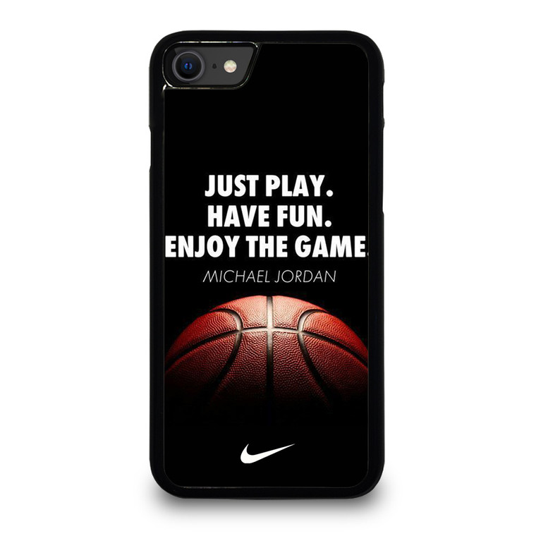 MICHAEL JORDAN BASKETBALL NIKE iPhone SE 2020 Case Cover