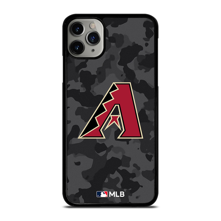 ARIZONA DIAMONDBACKS BASEBALL BLACK CAMO iPhone 11 Pro Max Case Cover