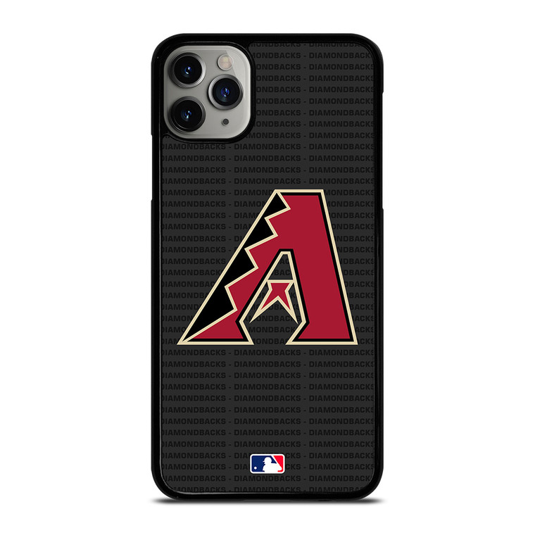 ARIZONA DIAMONDBACKS BASEBALL BLACK iPhone 11 Pro Max Case Cover
