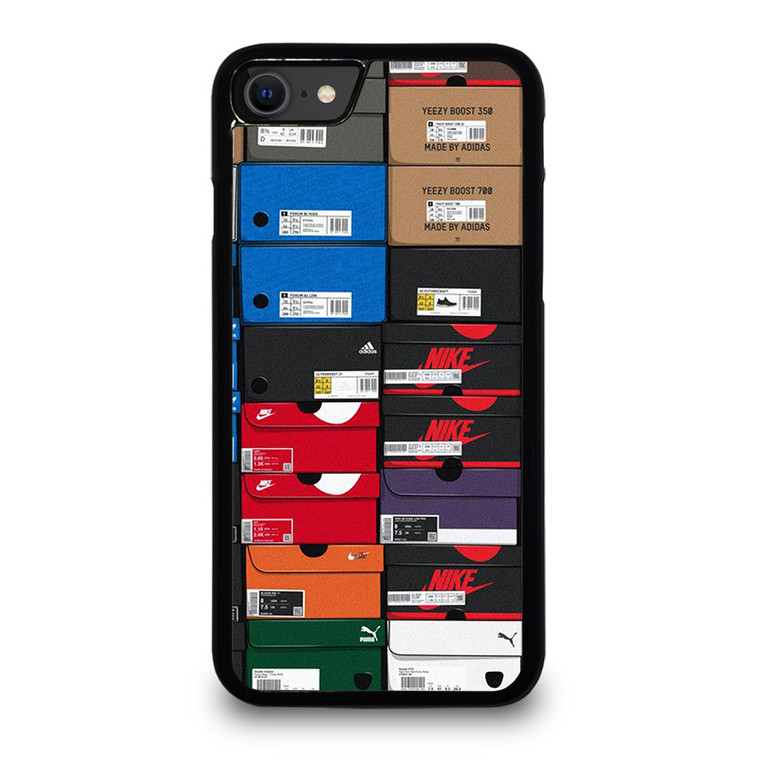 SNEAKERS BOX STACKED iPhone SE 2020 Case Cover