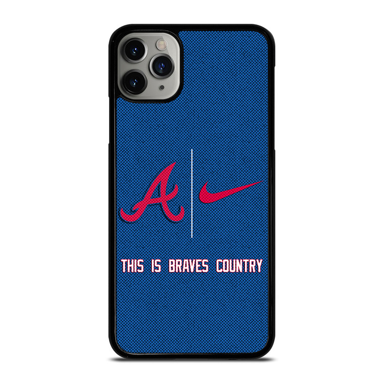 ATLANTA BRAVES NIKE MLB BASEBALL iPhone 11 Pro Max Case Cover