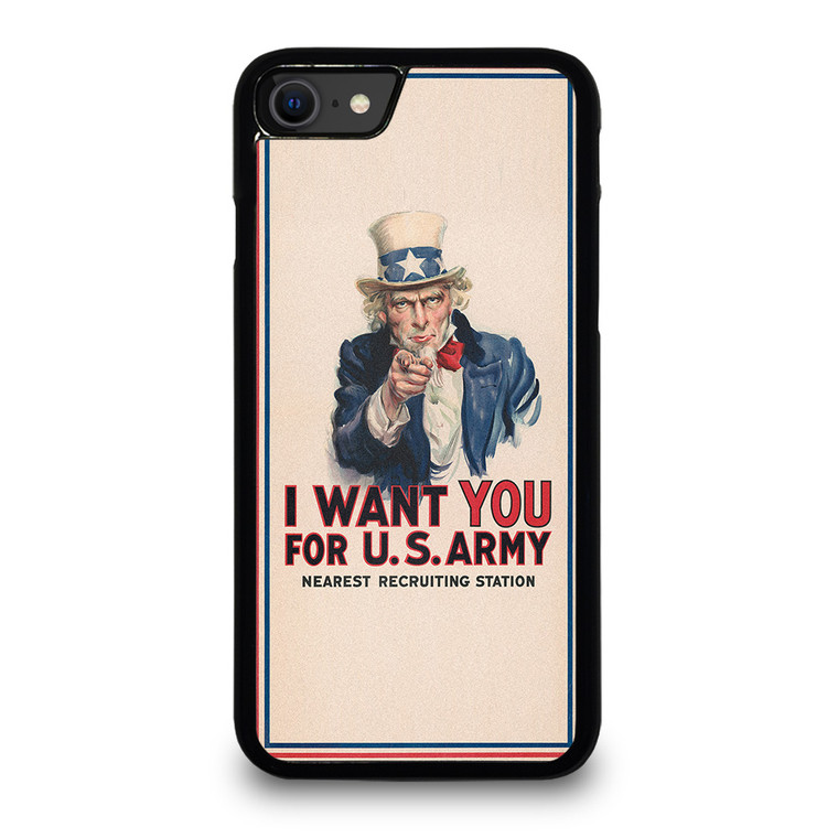 UNCLE SAM UNITED STATES ARMY iPhone SE 2020 Case Cover