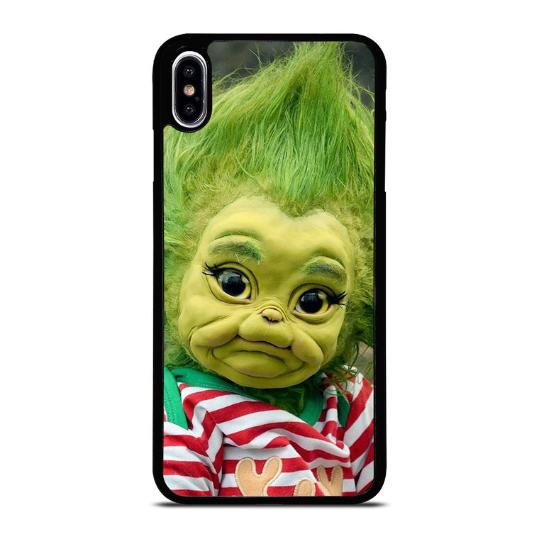 BABY GRINCH CARTOON iPhone XS Max Case Cover
