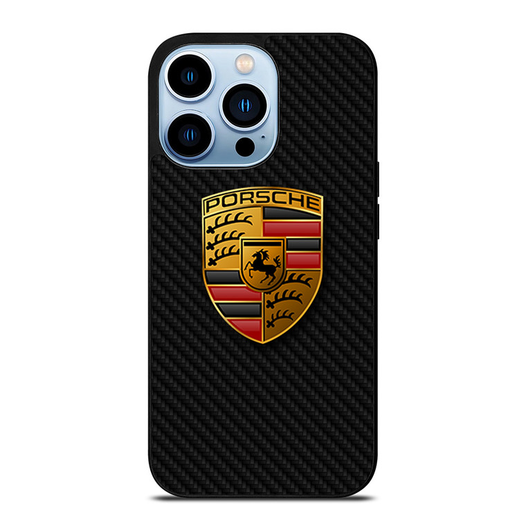 PORSCHE AUTOMOBILE CARBON FIBER iPhone 13 Pro Max Case Cover