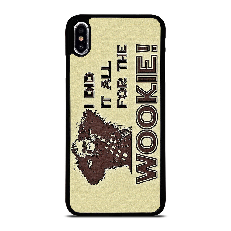 CHEWBACCA WOOKIE STAR WARS iPhone XS Max Case Cover