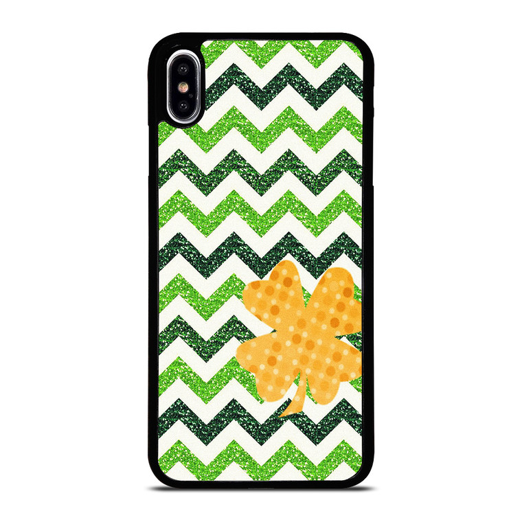 CUTE GREEN CHEVRON iPhone XS Max Case Cover