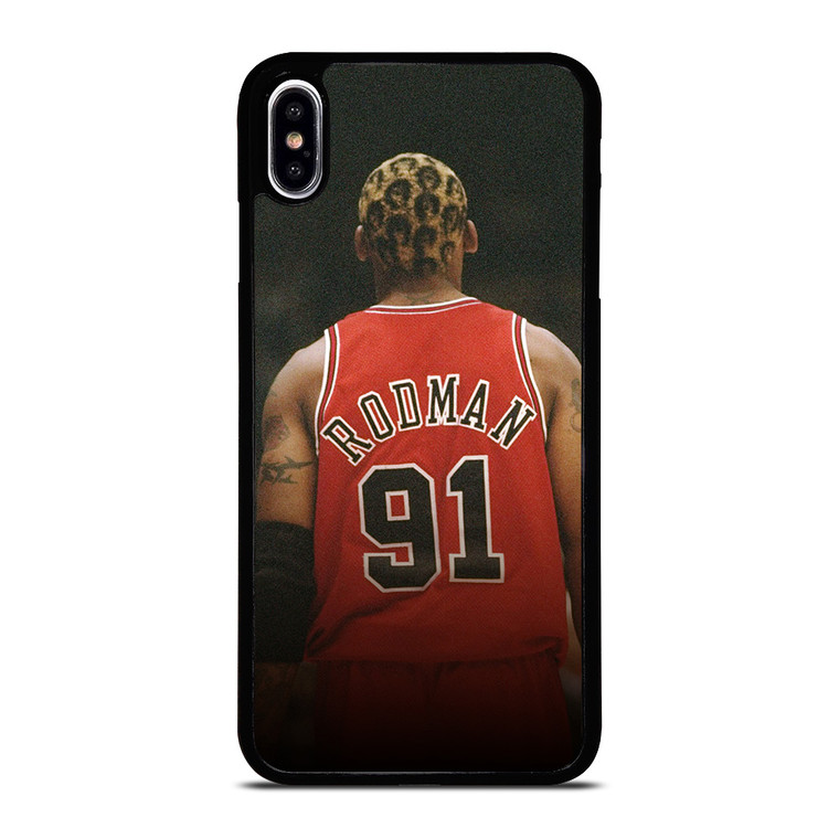 DENNIS RODMAN CHICAGO BULLS NBA 2 iPhone XS Max Case Cover