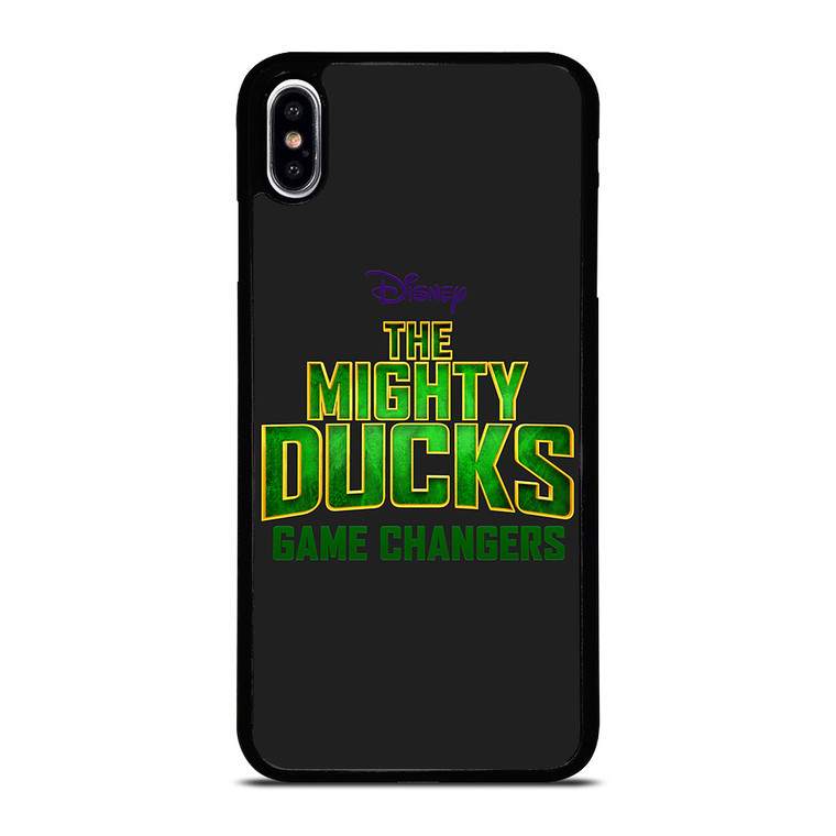 DISNEY MIGHTY DUCKS GAME CHANGERS LOGO iPhone XS Max Case Cover