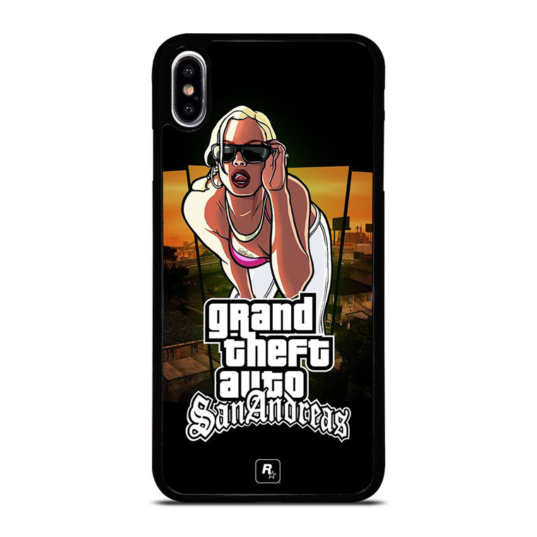 GTA GRAND THEFT AUTO SAN ANDREAS iPhone XS Max Case Cover